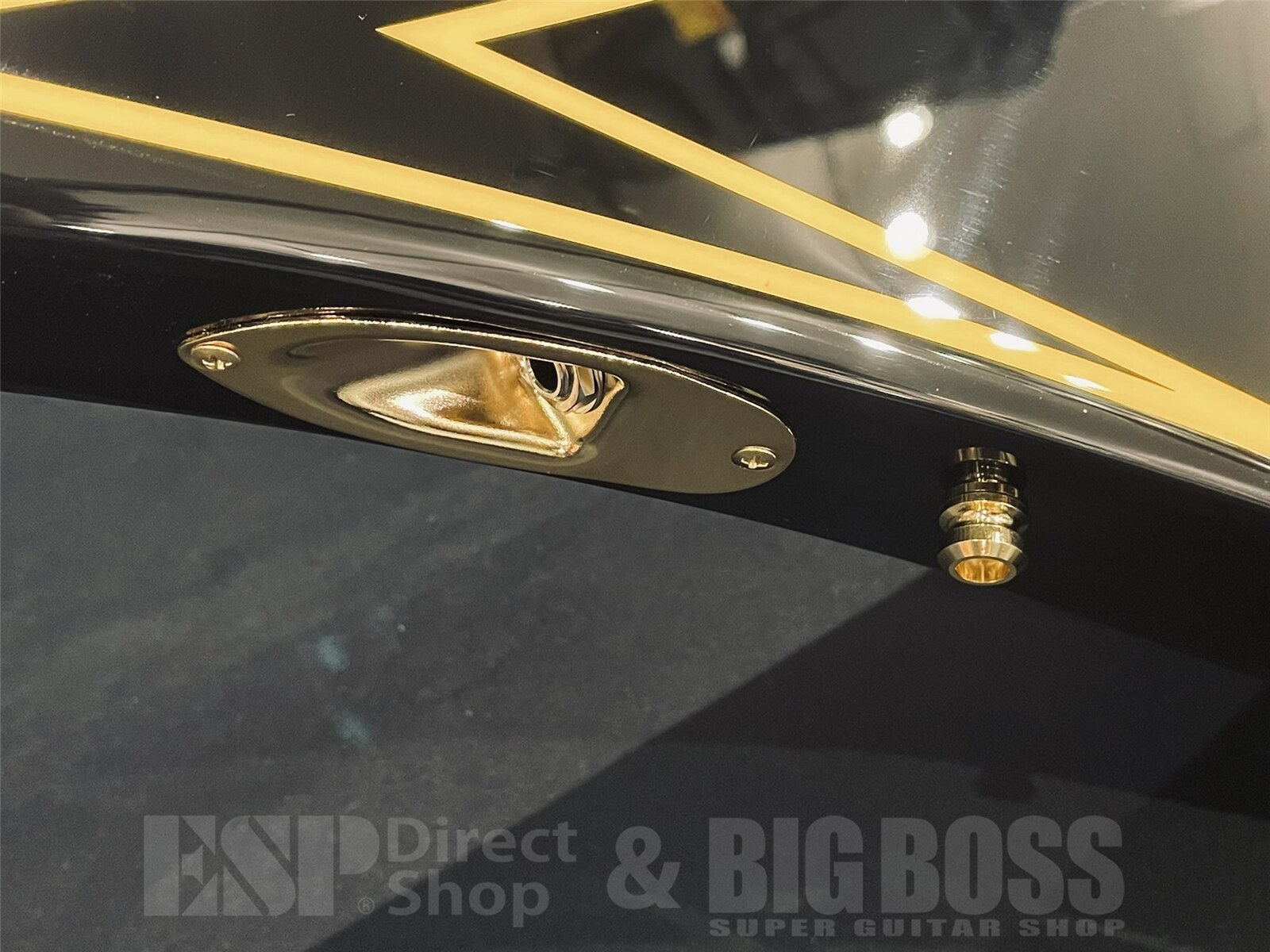 【即納可能】EDWARDS(エドワーズ) E-ALEXI KATAKANA / Black with Yellow Pinstripe (Alexi Laiho Model) 京都店 - 4