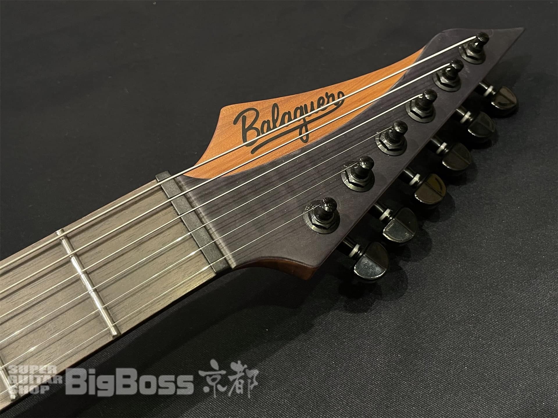 【即納可能】Balaguer Guitars (バラゲール ギターズ) Diablo Standard with Evertune Bridge / Satin Trans Black 京都店