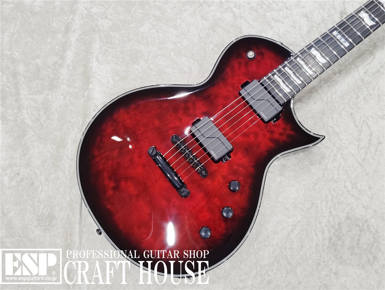 【即納可能】E-II EC QM FL / See Thru Black Cherry Sunburst　渋谷店