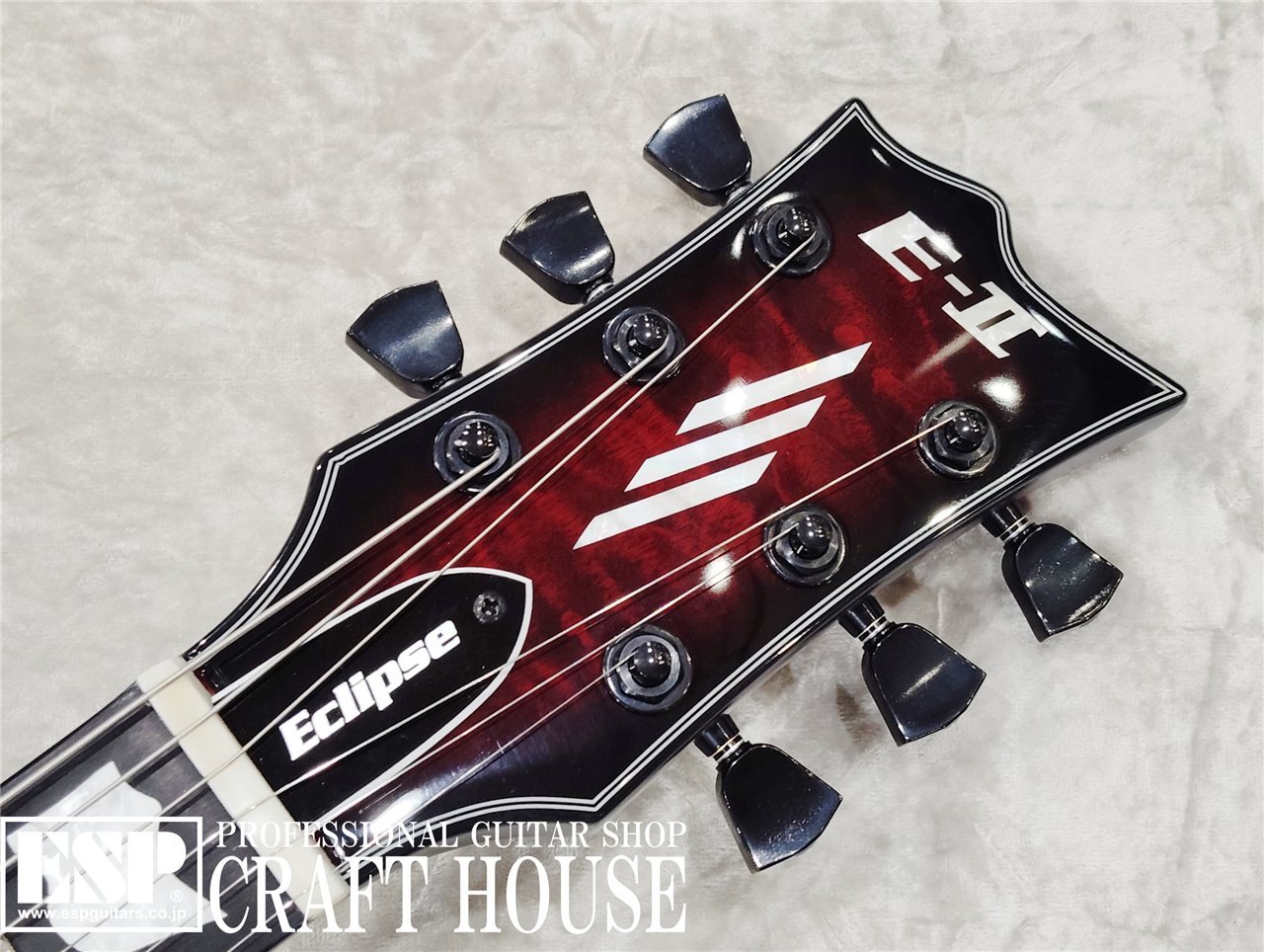 【即納可能】E-II EC QM FL / See Thru Black Cherry Sunburst　渋谷店