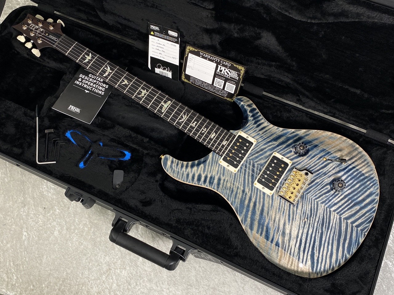 【即納可能】Paul Reed Smith  (ポールリードスミス/PRS) Custom 24 10Top / Faded Whale Blue (2025年製 S/N 0419509) - 9