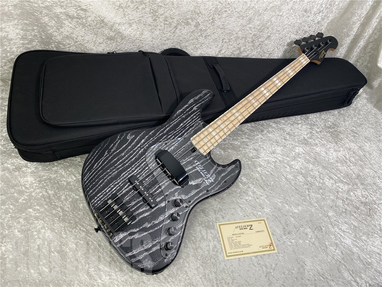 Ma.オーダーメイドページ ATELIER Z Beta 5 CUSTOM TP-Purple Matching Head 国産 5弦