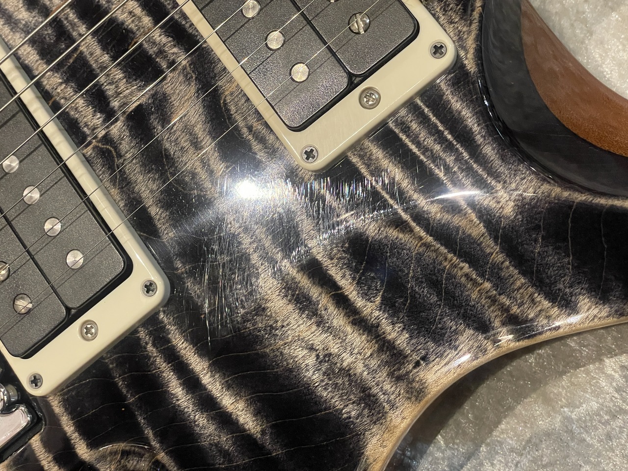 【中古品/即納可能】Paul Reed Smith  (ポールリードスミス/PRS) CUSTOM 24 Floyd 10Top (Gray Black) 広島店 - 5
