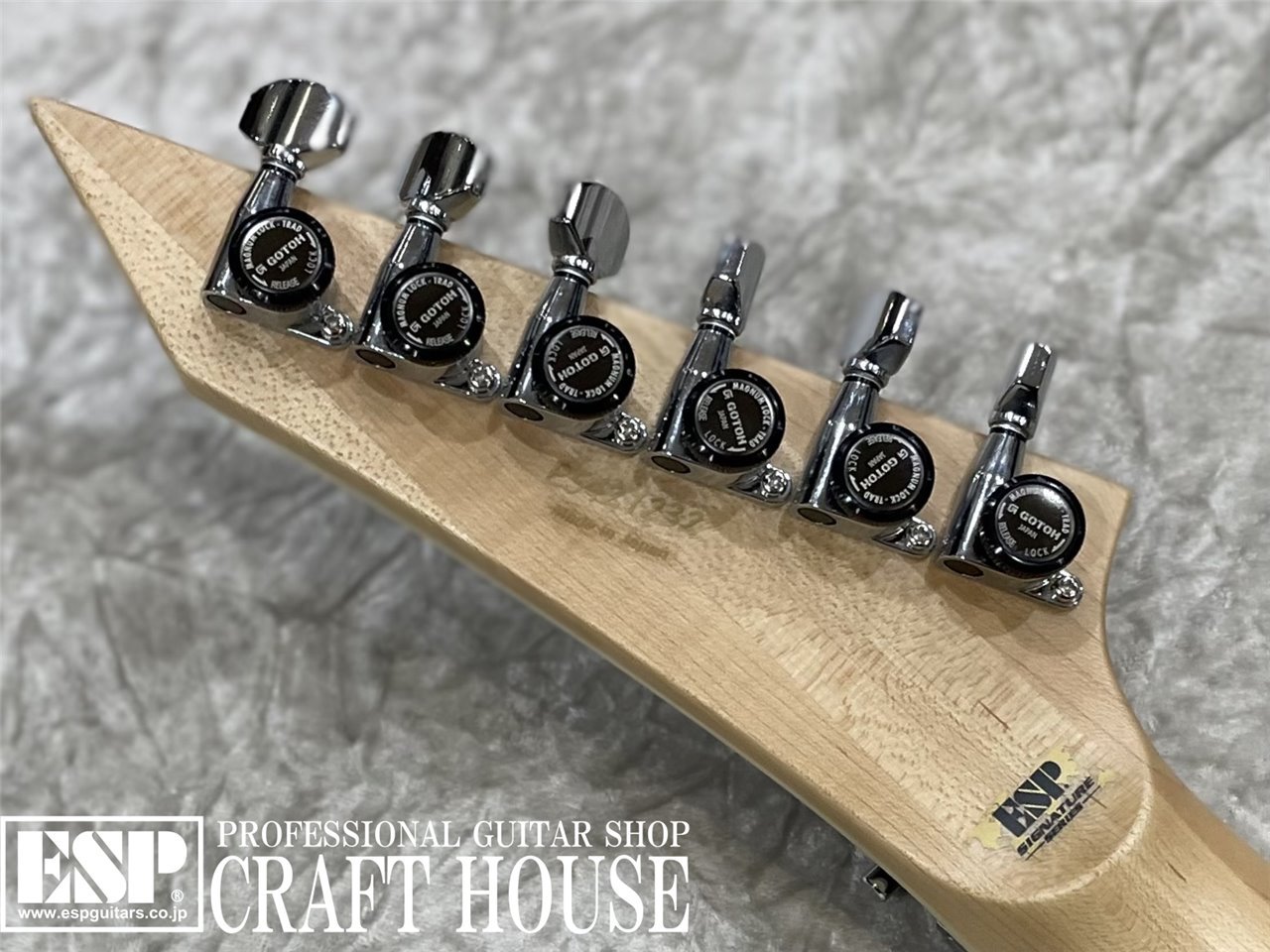 【即納可能】ESP ALEXI RIPPED / Purple Fade Satin w/Ripped Pinstripes　渋谷店