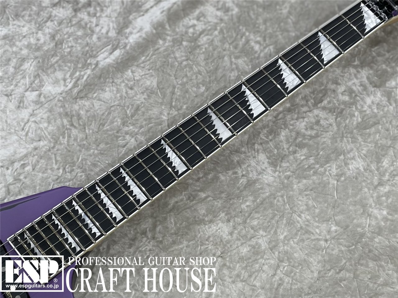 【即納可能】ESP ALEXI RIPPED / Purple Fade Satin w/Ripped Pinstripes　渋谷店