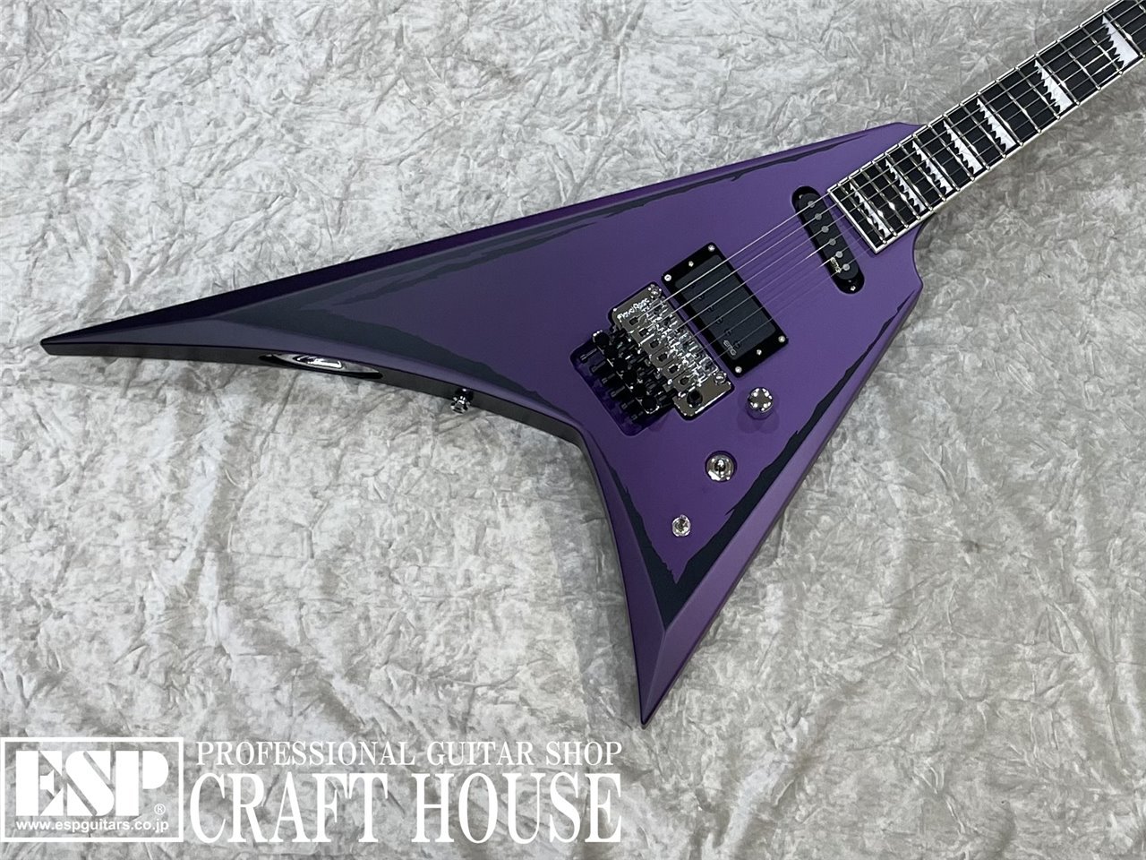 【即納可能】ESP ALEXI RIPPED / Purple Fade Satin w/Ripped Pinstripes　渋谷店