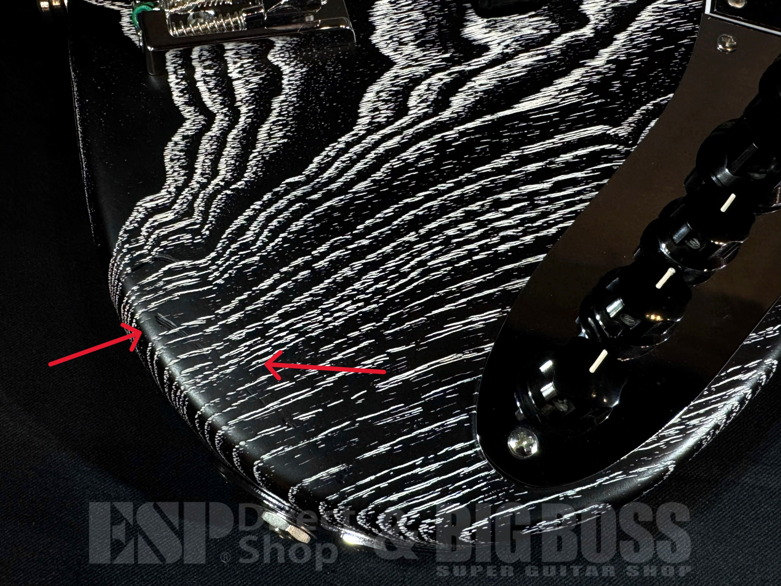 【即納可能/中古品】ESP (イーエスピー) AMAZE-AS-SL5 / Black w/White Filler 大阪店 - 9