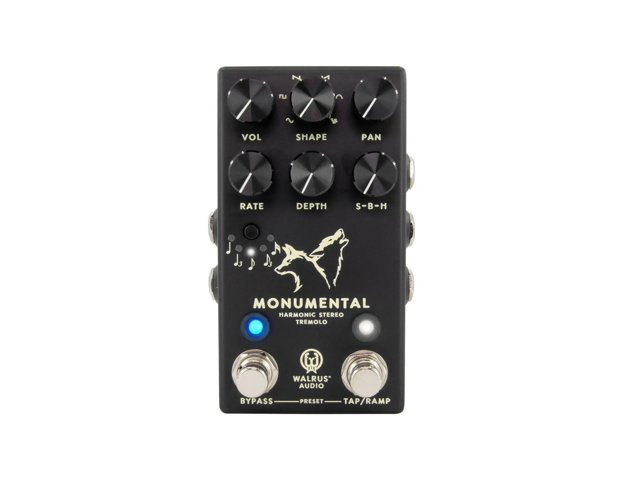 WALRUS AUDIO(ウォルラスオーディオ) Monumental Harmonic Stereo Tremolo #BK (トレモロ)