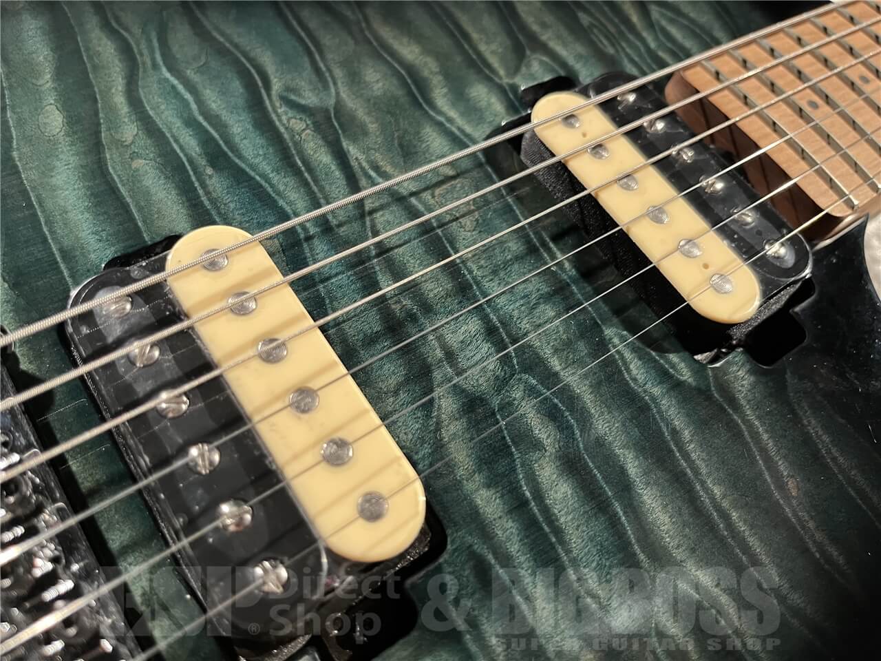 【即納可能】Sterling by MUSIC MAN(スターリン バイ ミュージックマン) Axis AX50 Quilted Maple (Yucatan Blue) 札幌店 - 3