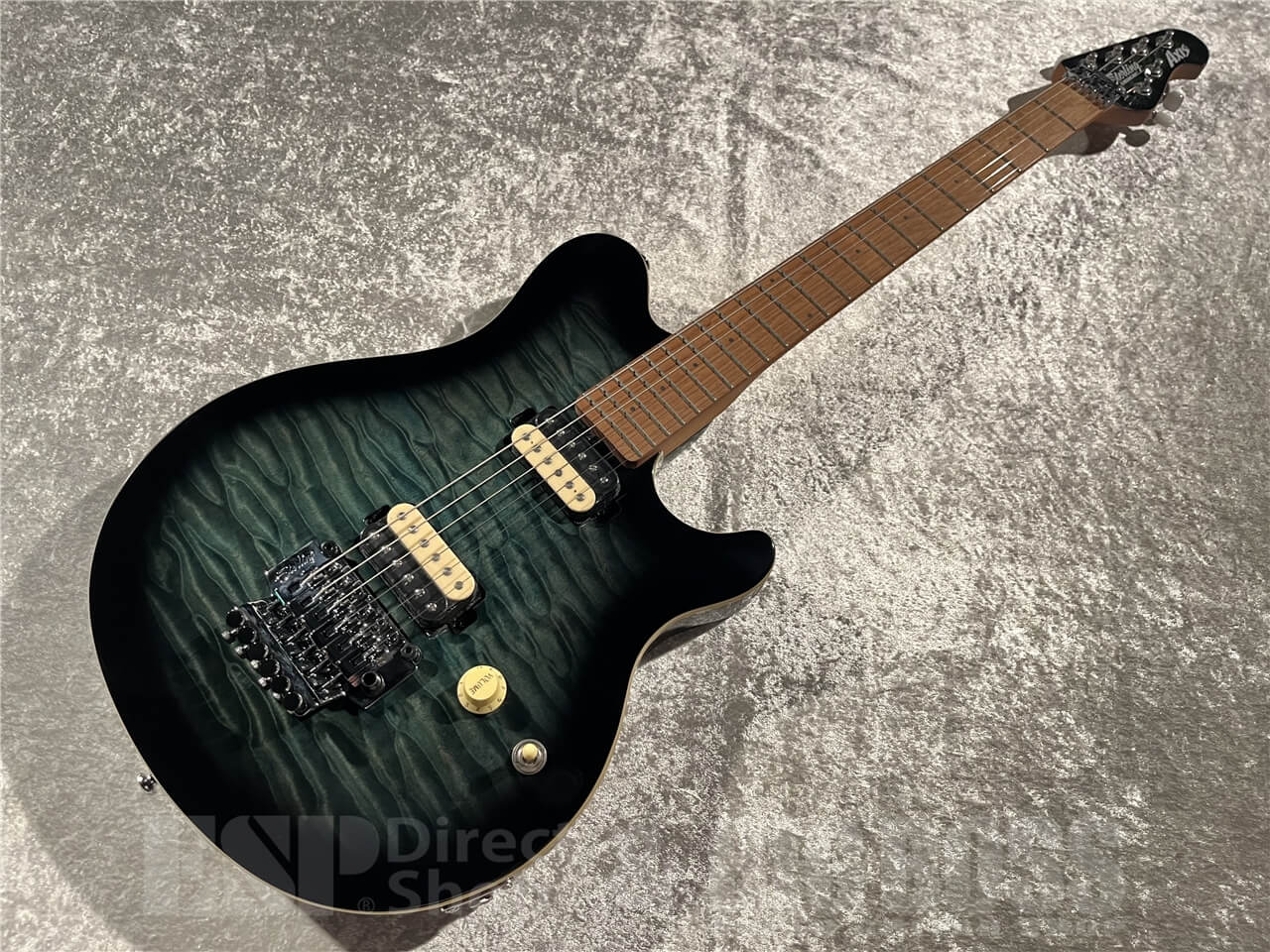 【即納可能】Sterling by MUSIC MAN(スターリン バイ ミュージックマン) Axis AX50 Quilted Maple (Yucatan Blue) 札幌店