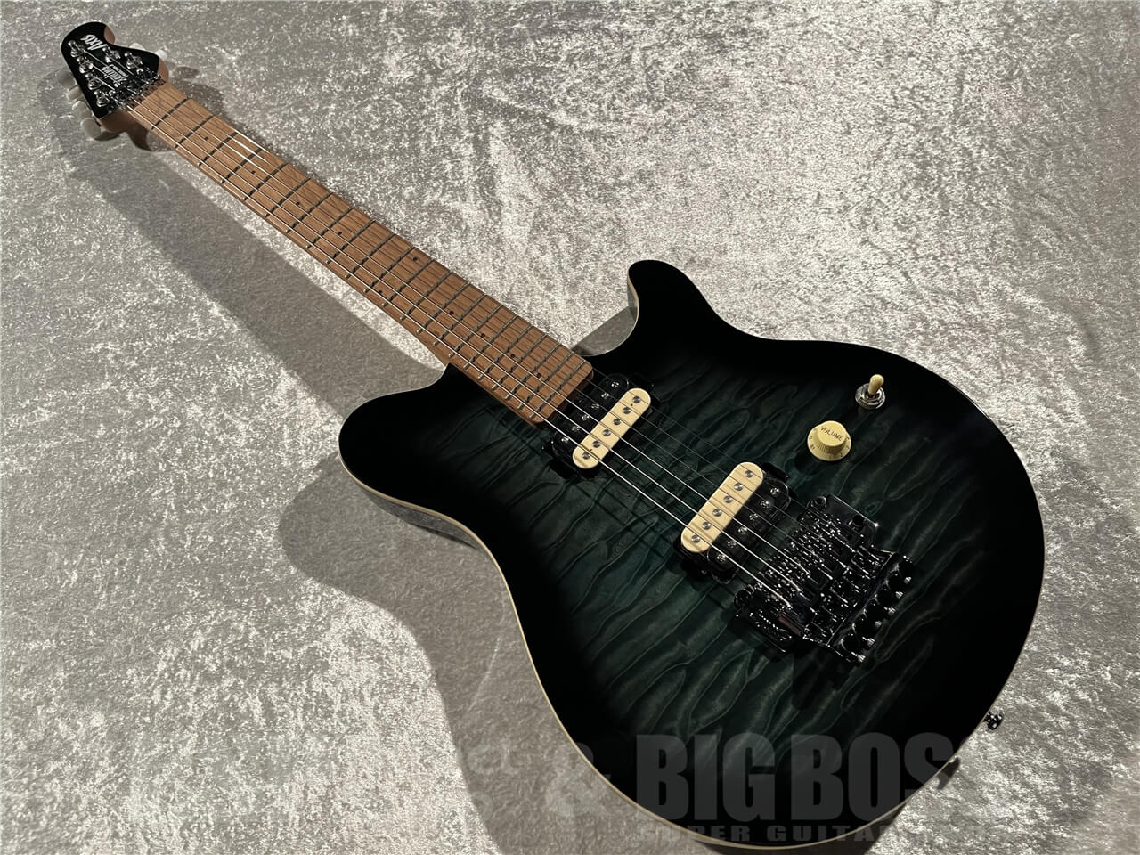 【即納可能】Sterling by MUSIC MAN(スターリン バイ ミュージックマン) Axis AX50 Quilted Maple (Yucatan Blue) 札幌店 - 9
