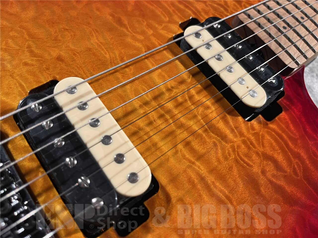 【即納可能】Sterling by MUSIC MAN(スターリン バイ ミュージックマン) Axis AX50 Quilted Maple (Lava Burst) 札幌店 - 3