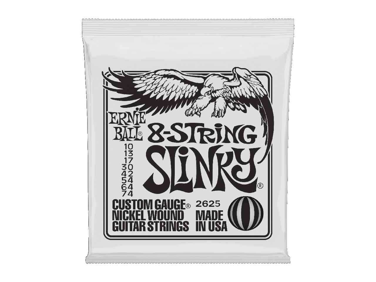 Ernie Ball アーニーボール 8string Slinky Guitar Strings 10 74 2625 エレキギター弦 8弦用 Esp直営 Bigboss オンライン マーケット ギター ベース