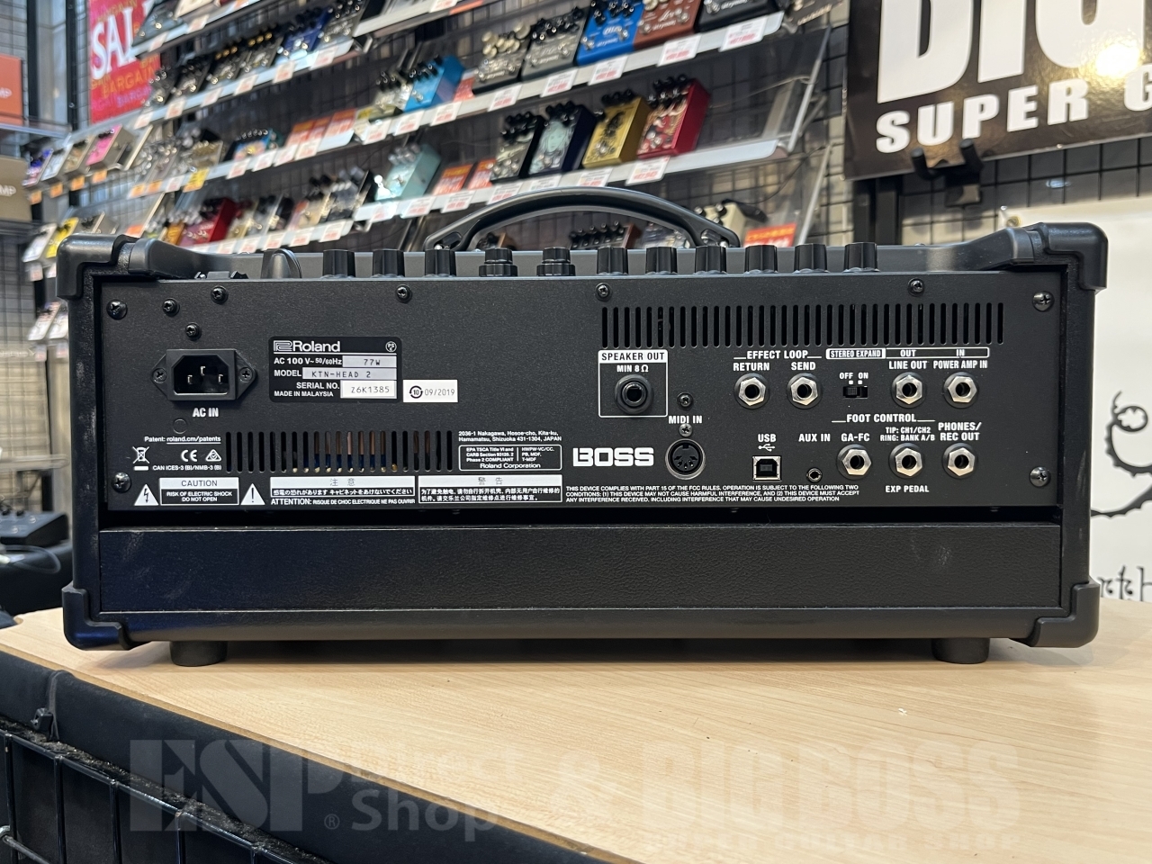 【新品未使用】BOSS ボス  KATANA-HEAD MkII  ギターアンプ 即納可能/中古品】BOSS(ボス) KATANA-HEAD MkII (ヘッドアンプ