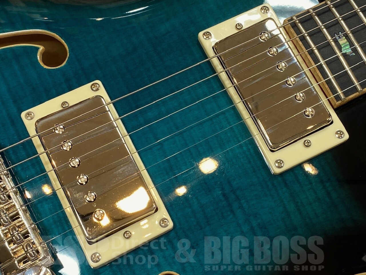 【USED/即納可能】Paul Reed Smith(PRS) SE Hollowbody II Piezo Mod /Peacock Blue GWS - 4