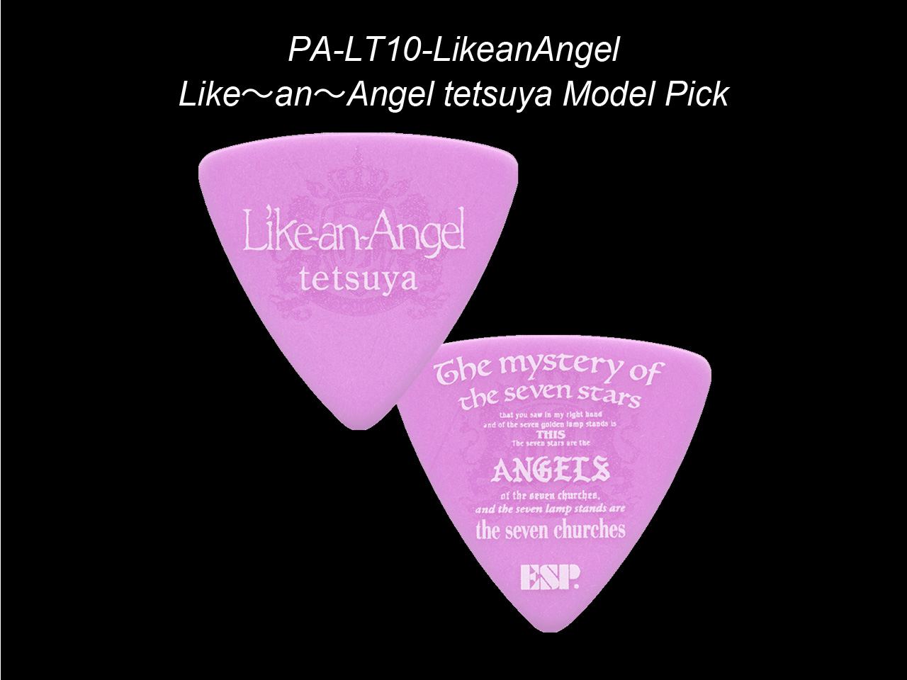 ESP(イーエスピー) Artist Pick Series PA-LT10-LikeanAngel (PI) Like〜an〜Angel tetsuya Model Pick (L’Arc～en～Ciel/tetsuyaモデル)