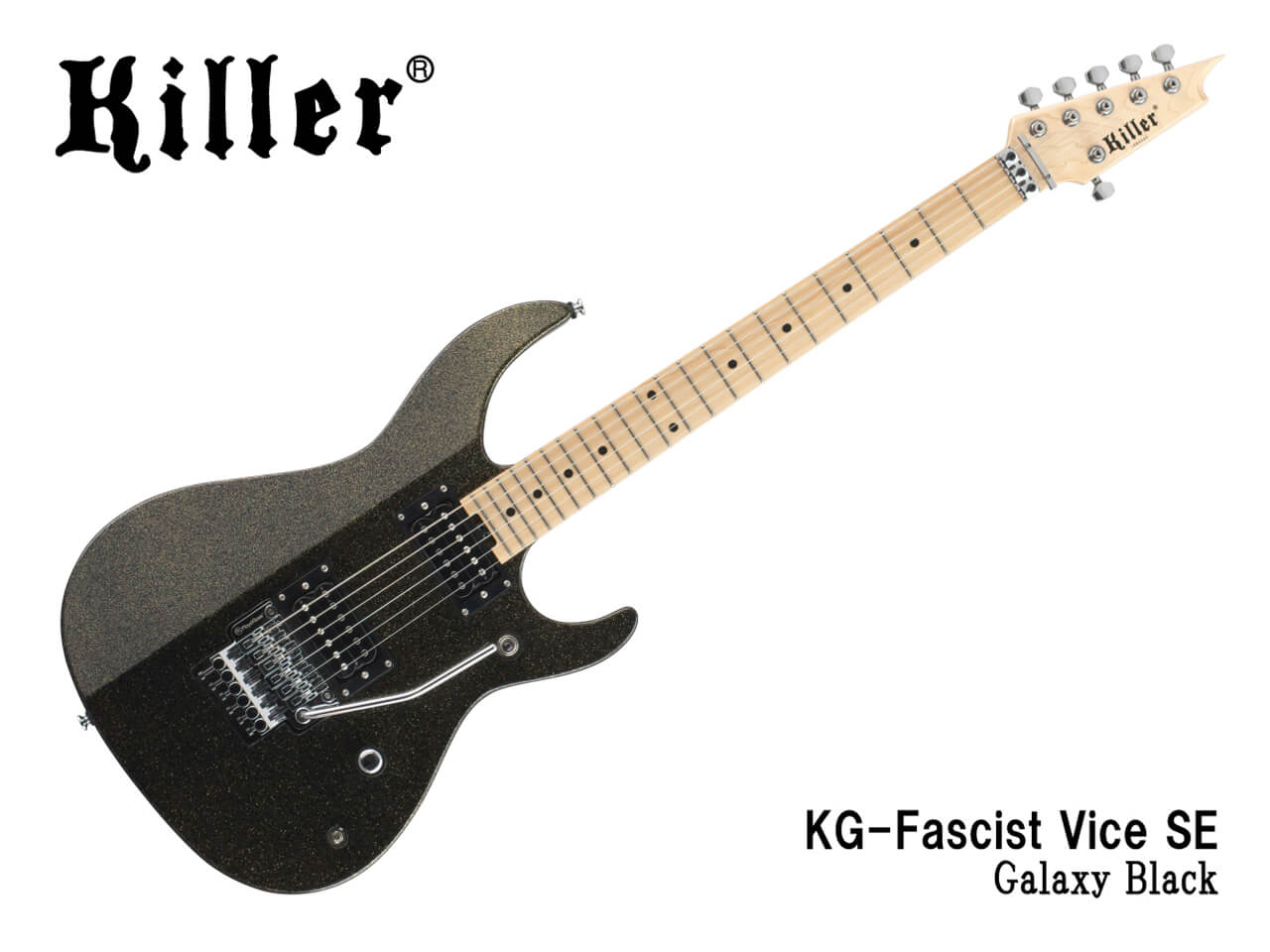 宅配買取 Killer KG-FASCIST Black Galaxy VICE エレキギター