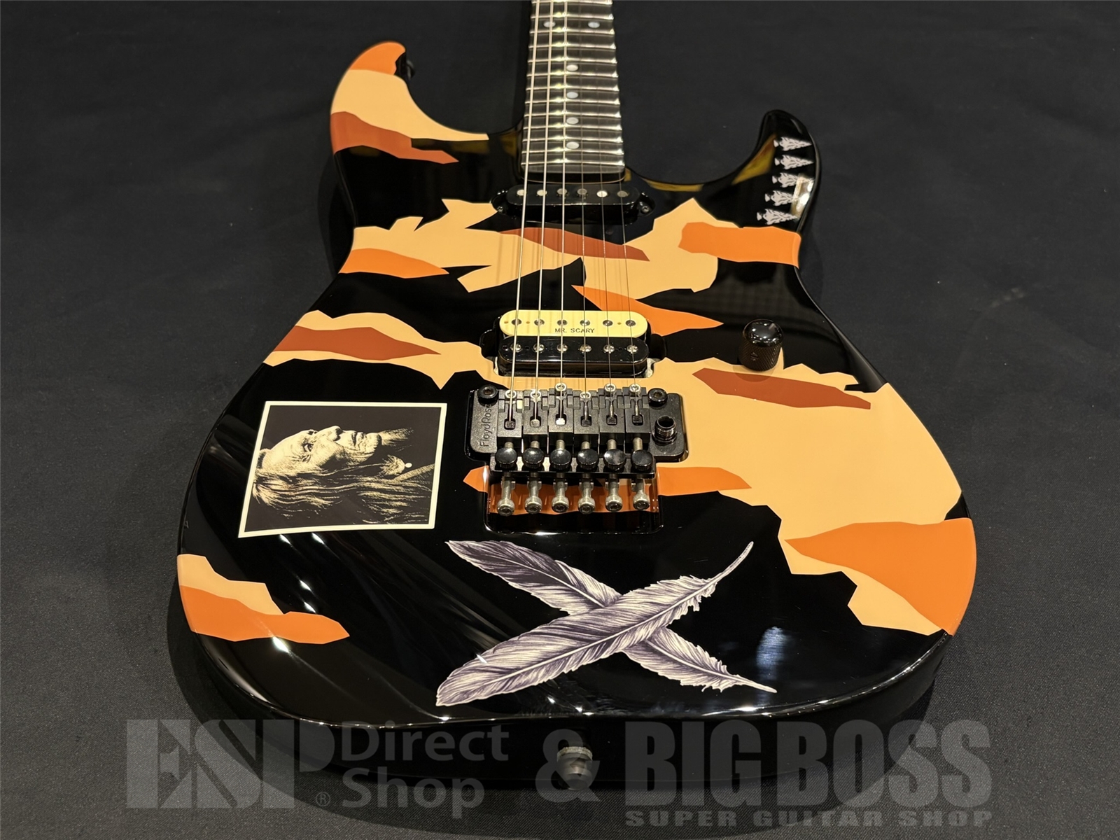 【即納可能】ESP(イーエスピー) GL DESERT EAGLE / Black w / Desert Eagle Graphic 【George Lynchモデル】 京都店 - 7