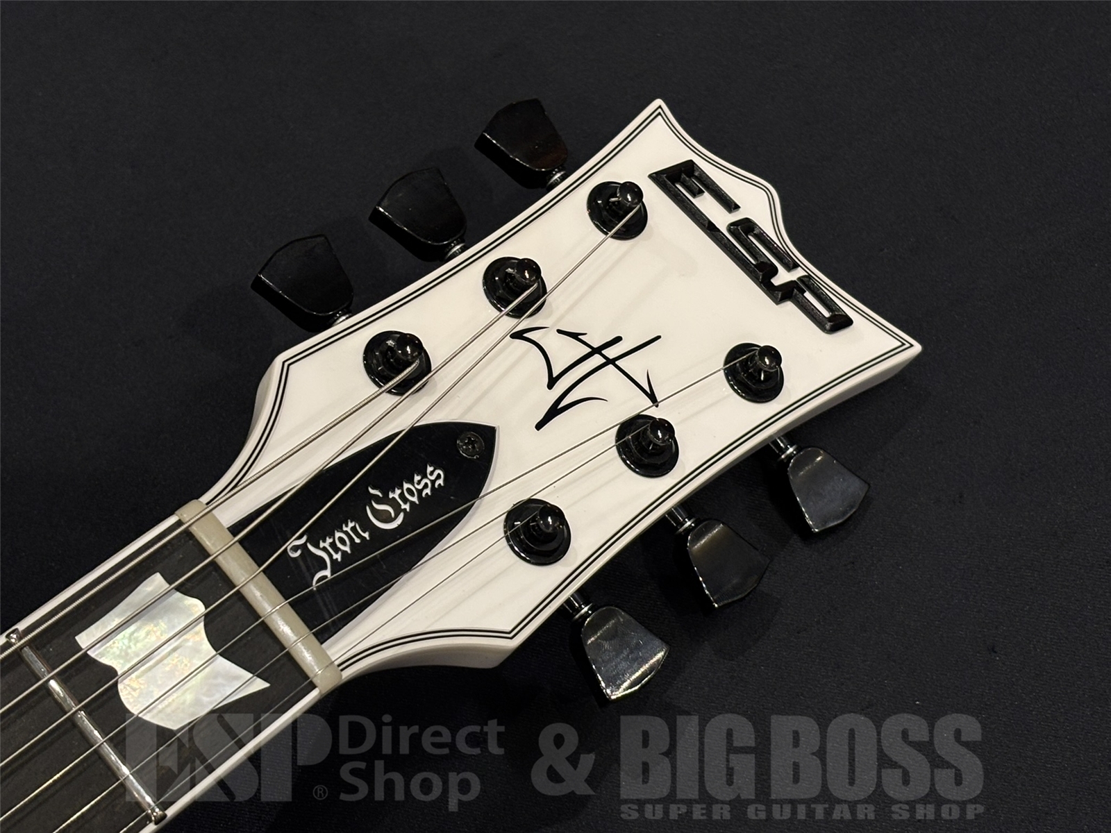 【即納可能】ESP(イーエスピー)IRON CROSS / Snow White w/Stripes Graphic 【James Hetfield Model】京都店 - 6