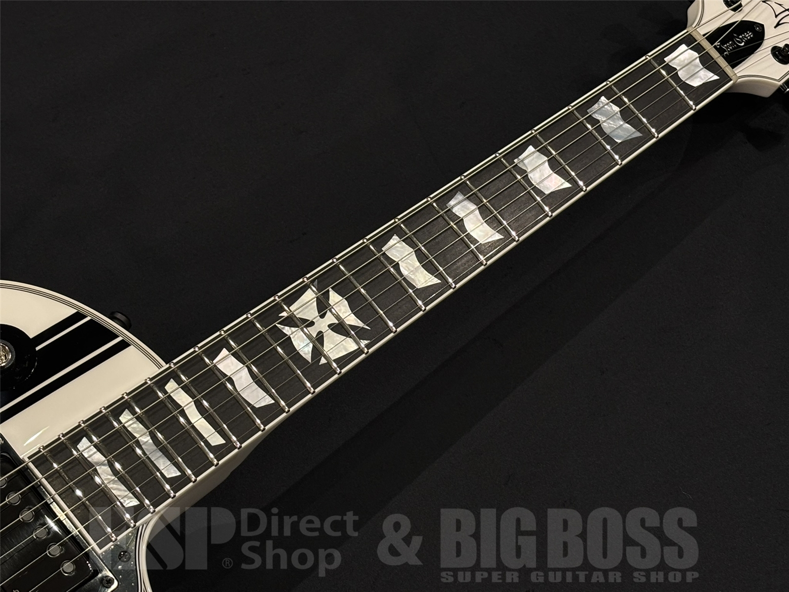 【即納可能】ESP(イーエスピー)IRON CROSS / Snow White w/Stripes Graphic 【James Hetfield Model】京都店 - 5