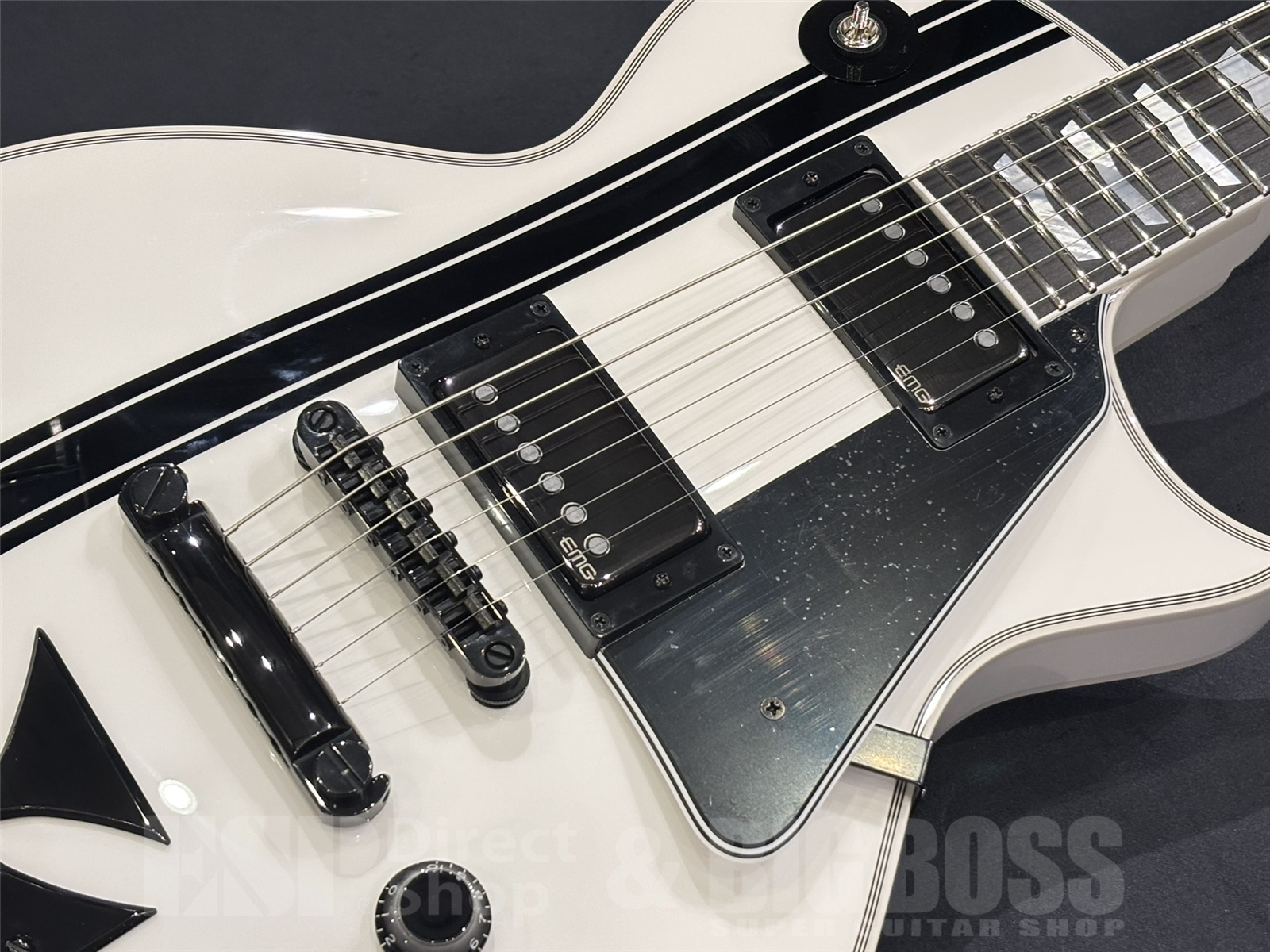 【即納可能】ESP(イーエスピー)IRON CROSS / Snow White w/Stripes Graphic 【James Hetfield Model】京都店 - 3