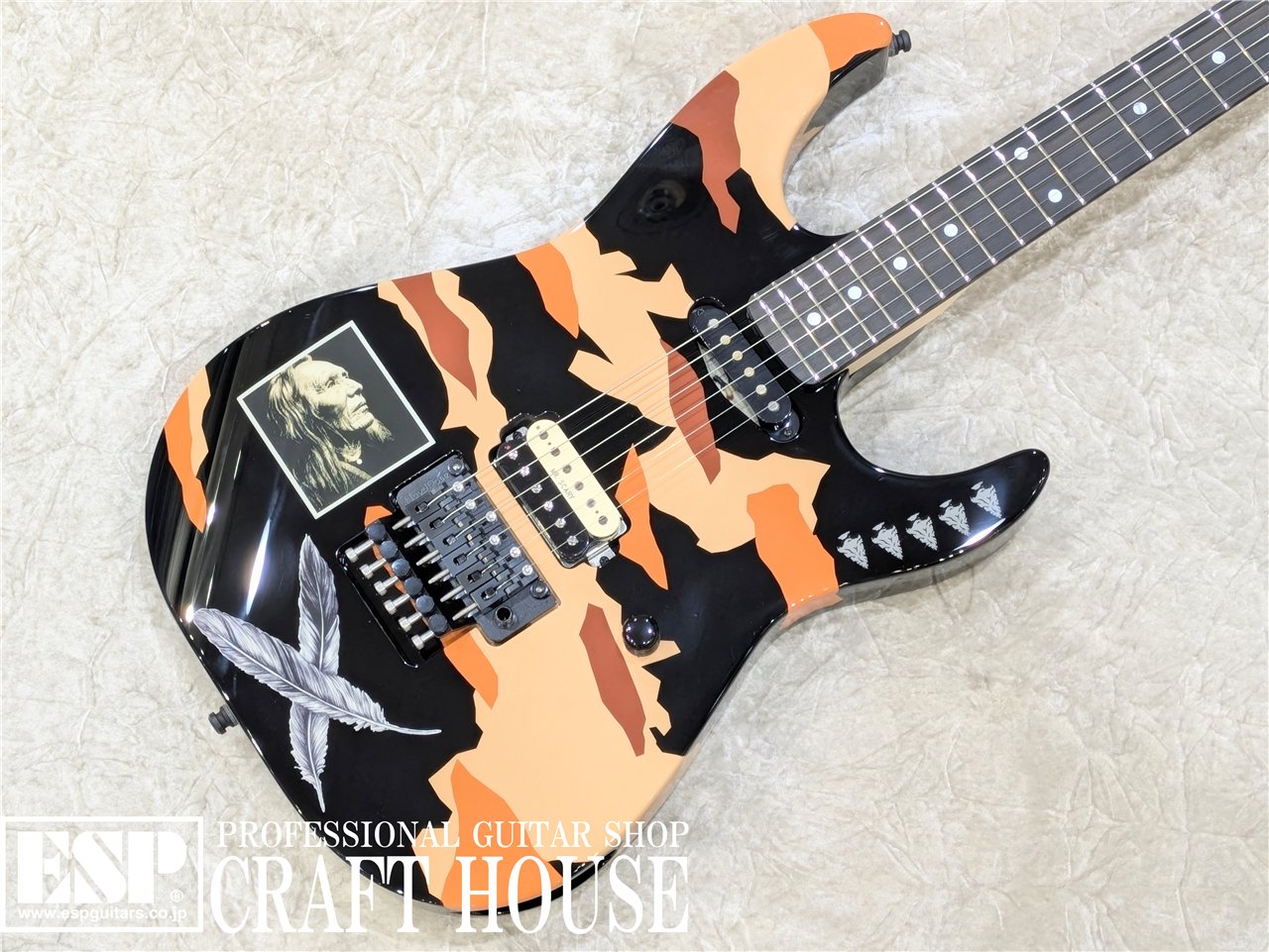 【即納可能】George Lynch Signature Model / ESP GL DESERT EAGLE / Black w/Desert Eagle Graphic  渋谷店 - 2