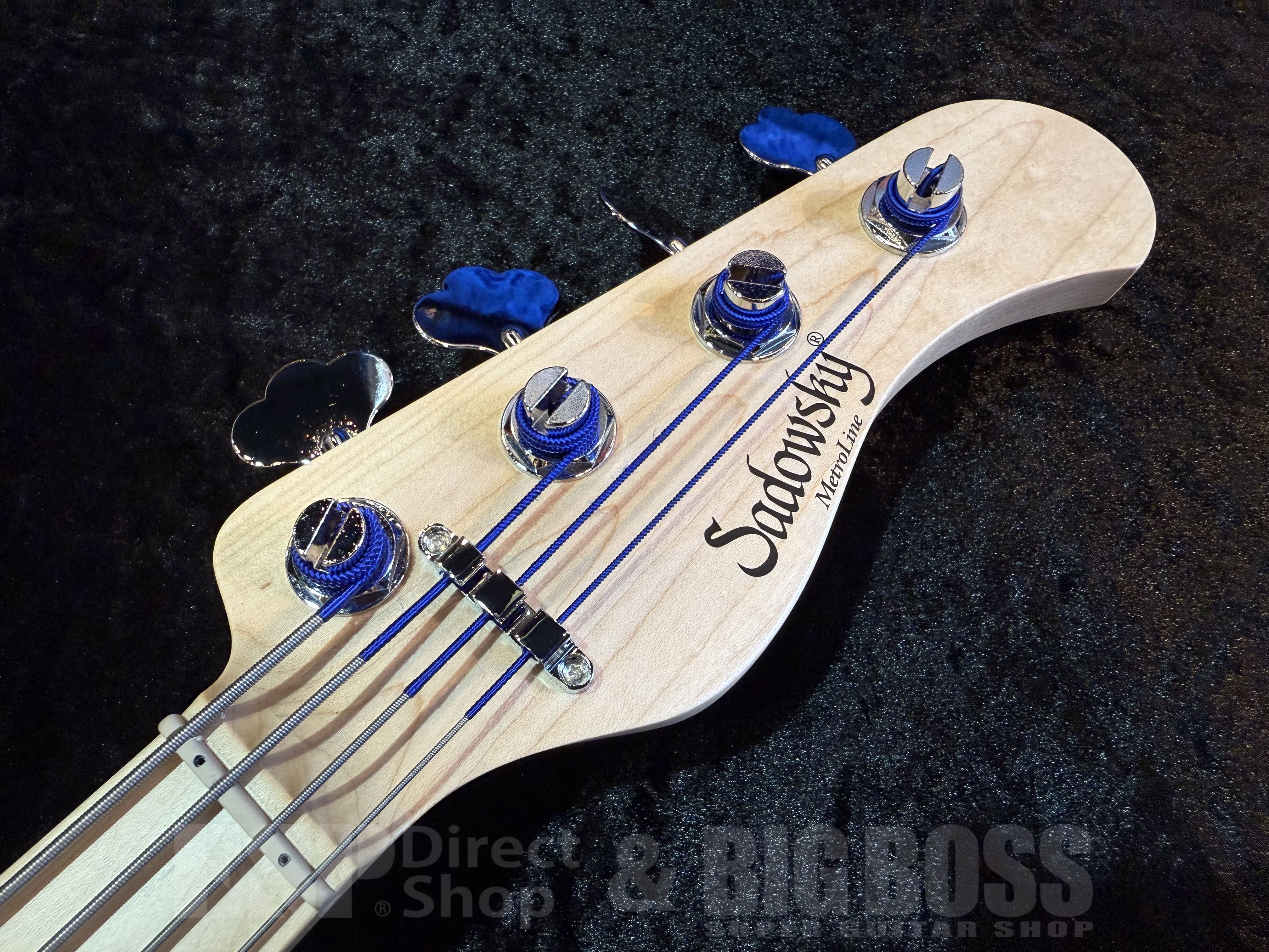 【即納可能】 Sadowsky （サドウスキー） ML21 VJ4 ASH【Blue Transparent Satin】　福岡店