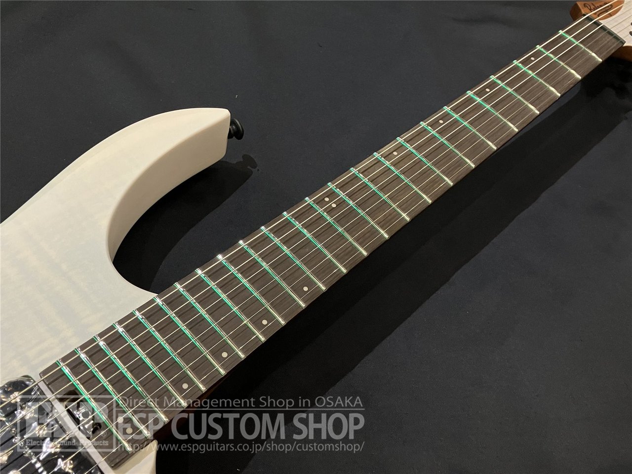 【即納可能】Balaguer Guitars(バラゲールギターズ)  Diablo Standard with Evertune Bridge / Satin Trans White　大阪店
