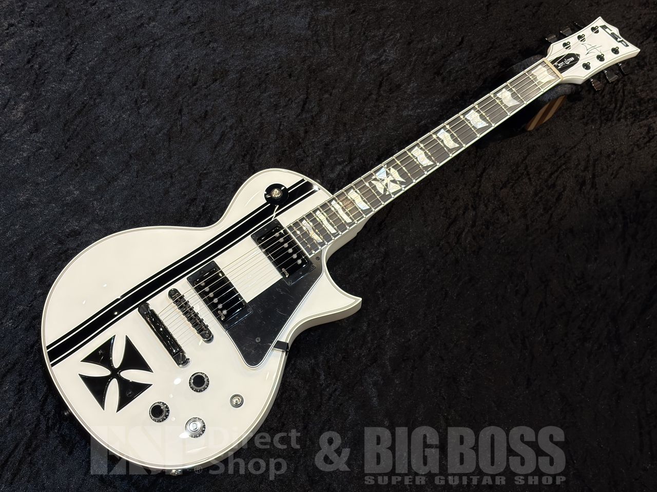 【即納可能】ESP（イーエスピー） IRON CROSS【Snow White w/Stripes Graphic】福岡店
