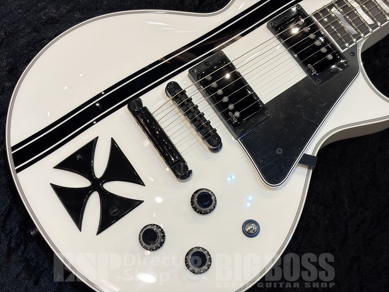 【即納可能】ESP（イーエスピー） IRON CROSS【Snow White w/Stripes Graphic】福岡店 - 3