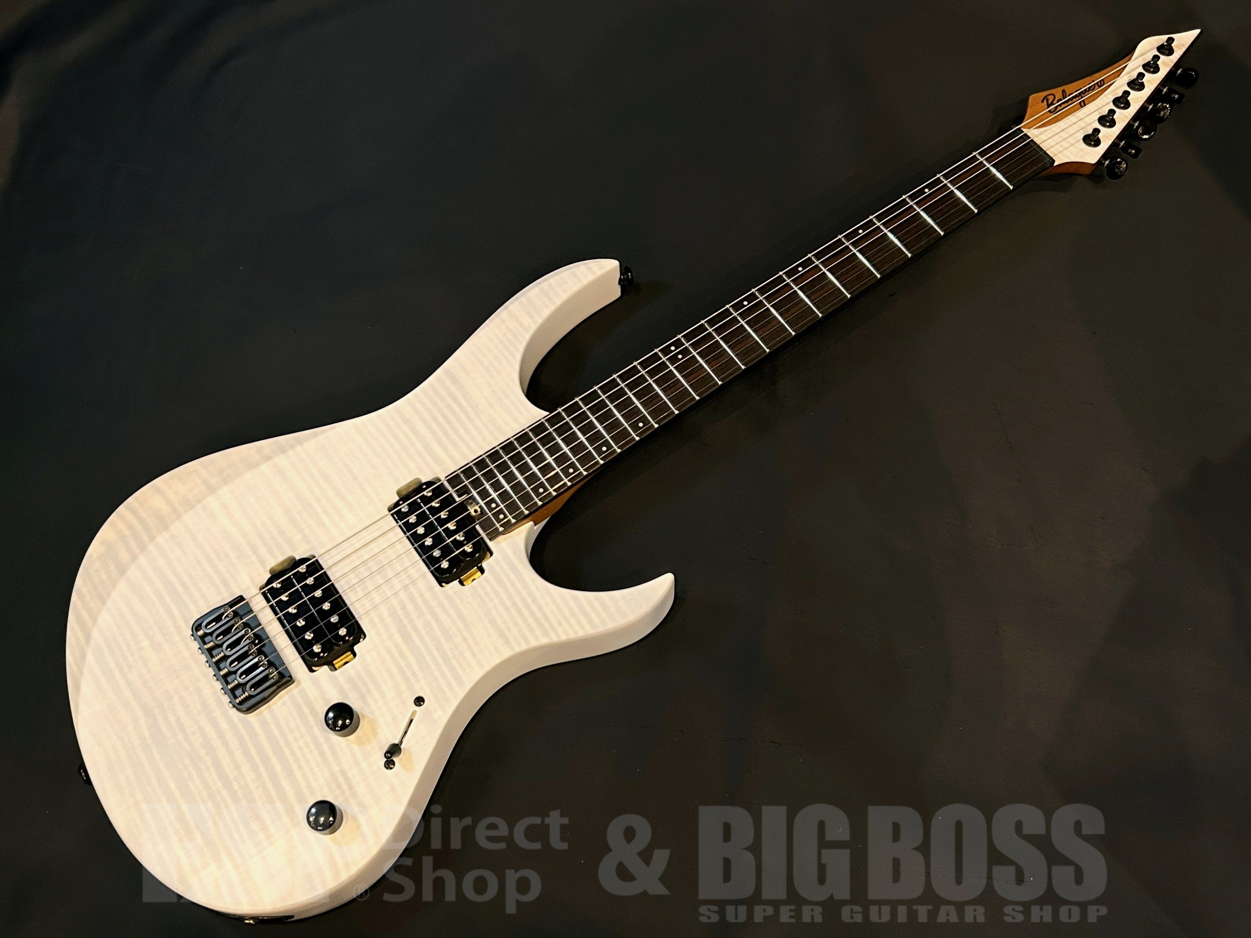 【即納可能】Balaguer Guitars(バラゲールギターズ)  Diablo Standard with Hipshot Hardtail Bridge / Satin Trans White　大阪店