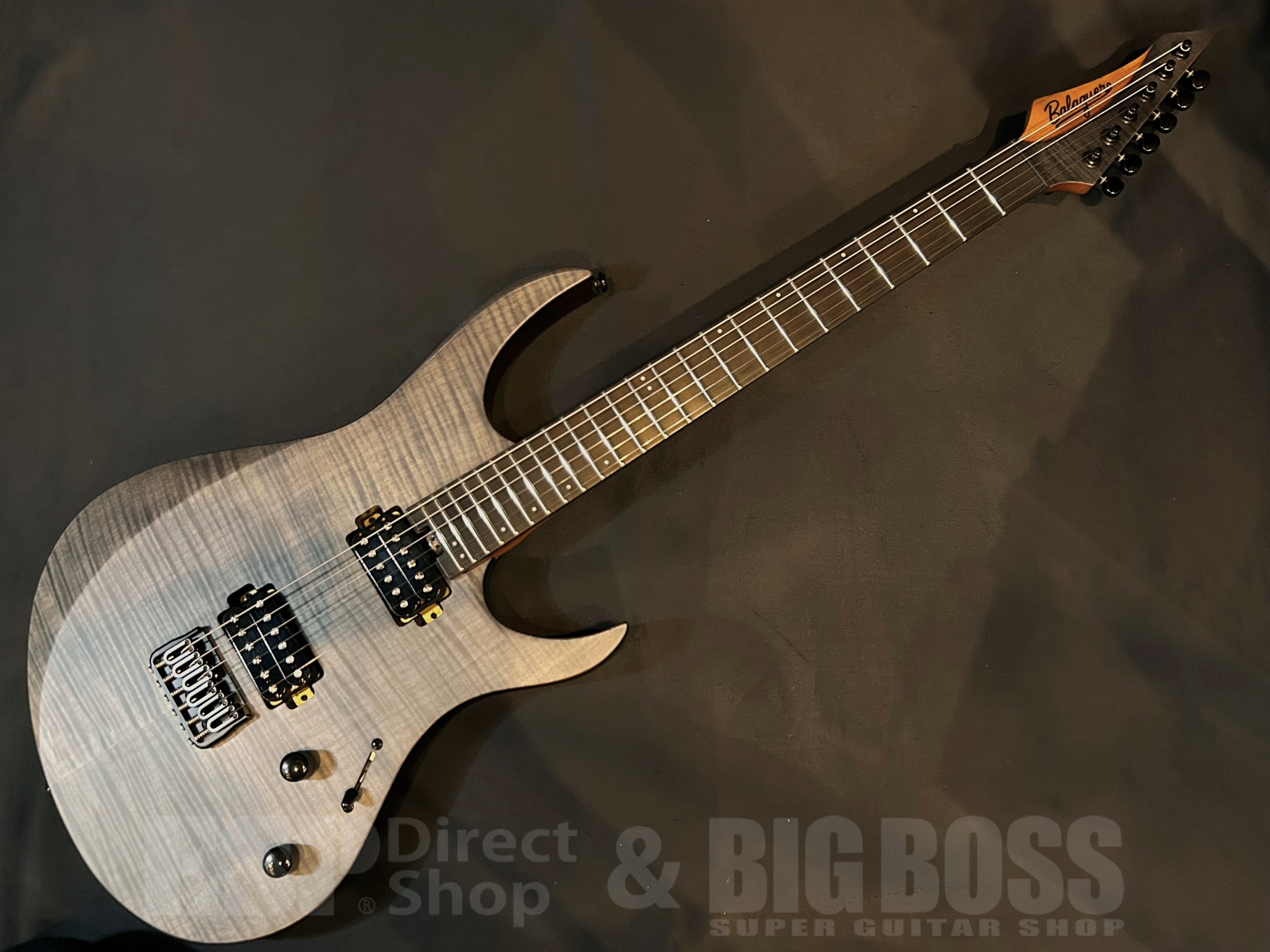 【即納可能】Balaguer Guitars(バラゲールギターズ)  Diablo Standard with Hipshot Hardtail Bridge / Satin Trans Black　大阪店