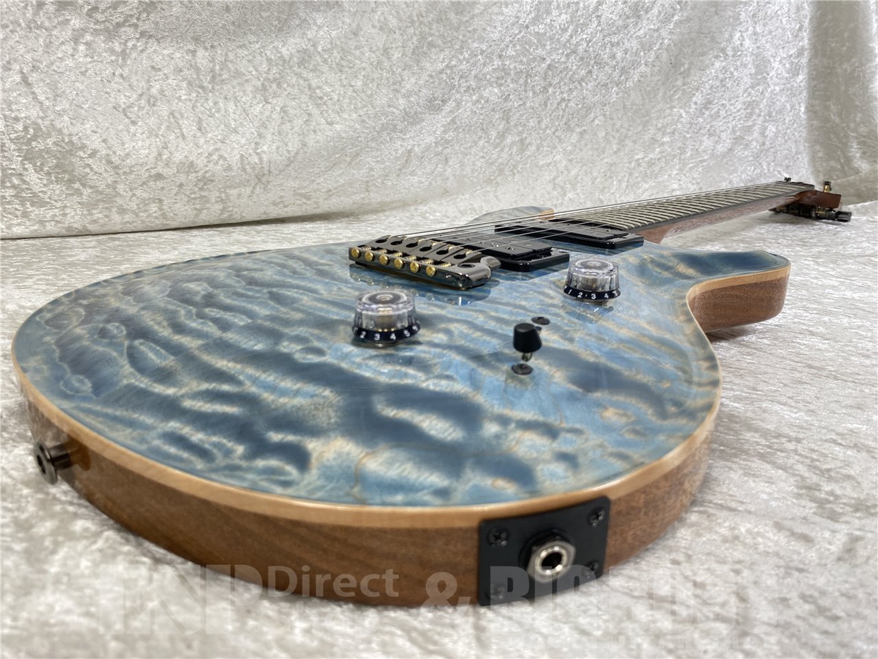 【即納可能】Paul Reed Smith(PRS) Limited Run Custom 24 Quilt Artist Grade Top / Faded Indigo (2026年製 S/N0424432) - 4