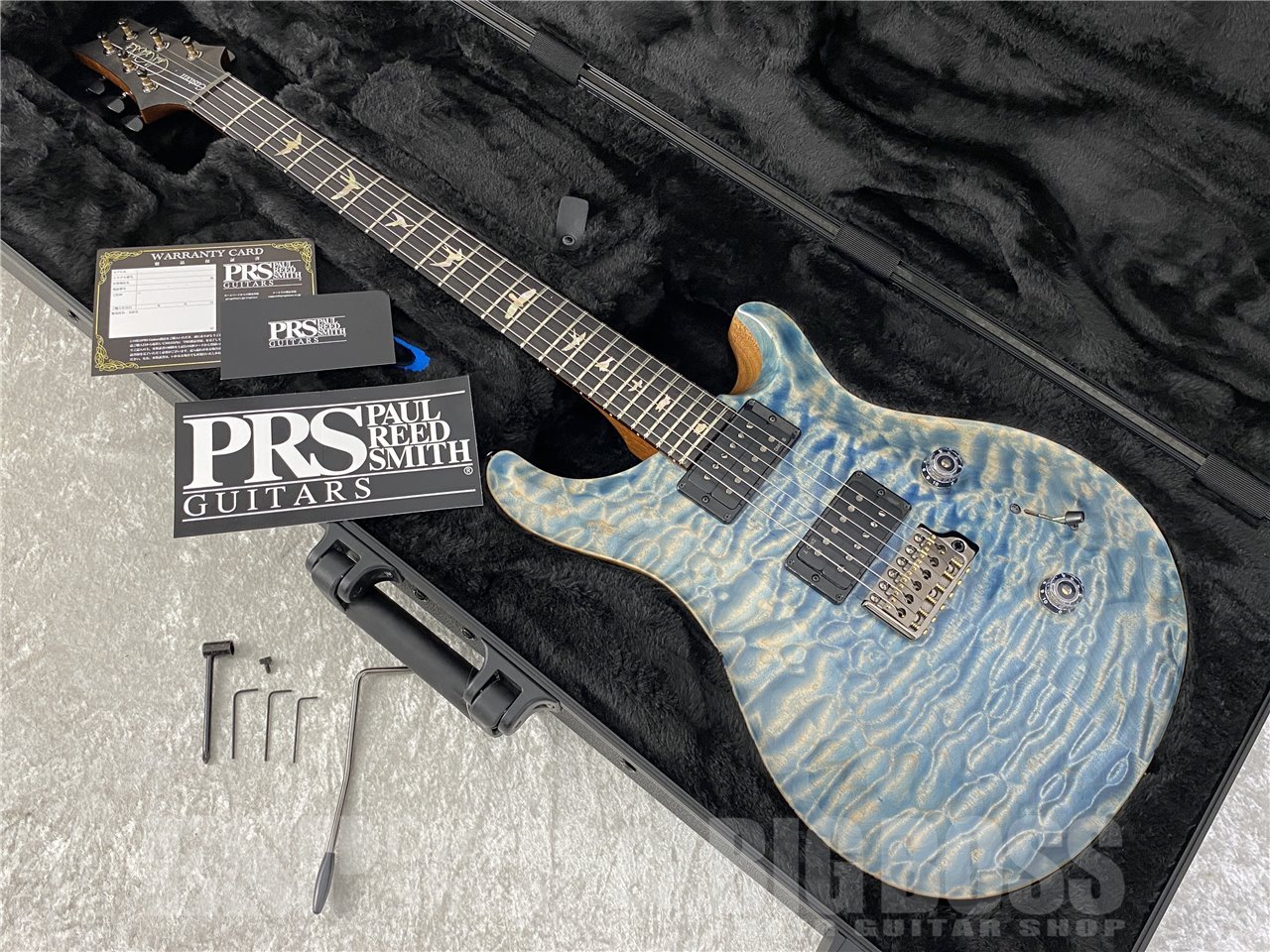 【即納可能】Paul Reed Smith(PRS) Limited Run Custom 24 Quilt Artist Grade Top / Faded Indigo (2026年製 S/N0424432) - 11