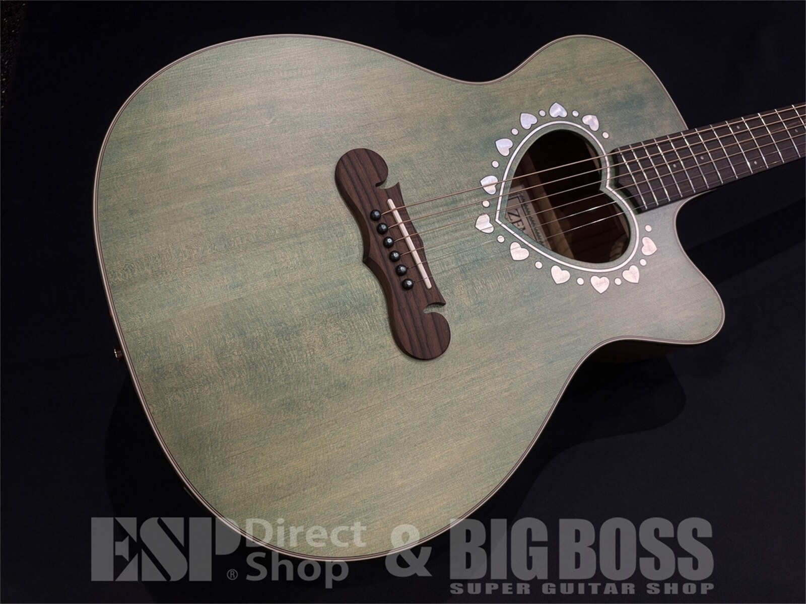 【即納可能/アウトレット】Zemaitis(ゼマイティス) CAF-90HCW / Forest Green Mother of Pearl 京都店 - 2