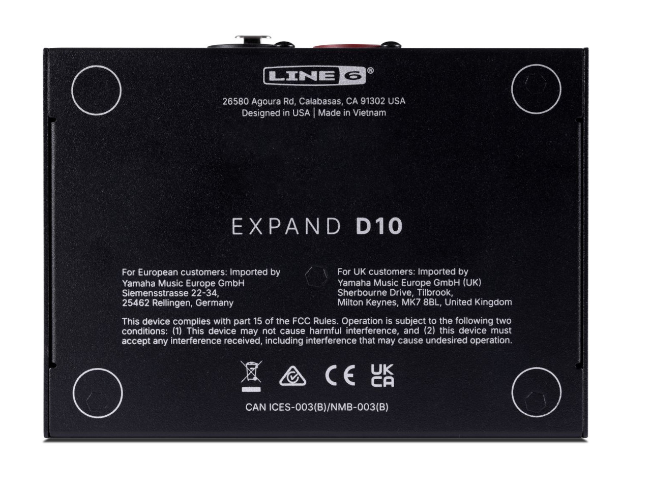 【2026/4月発売予定 ご予約商品】Line6(ライン6) EXPAND D10 (デジタルI/O拡張ユニット)