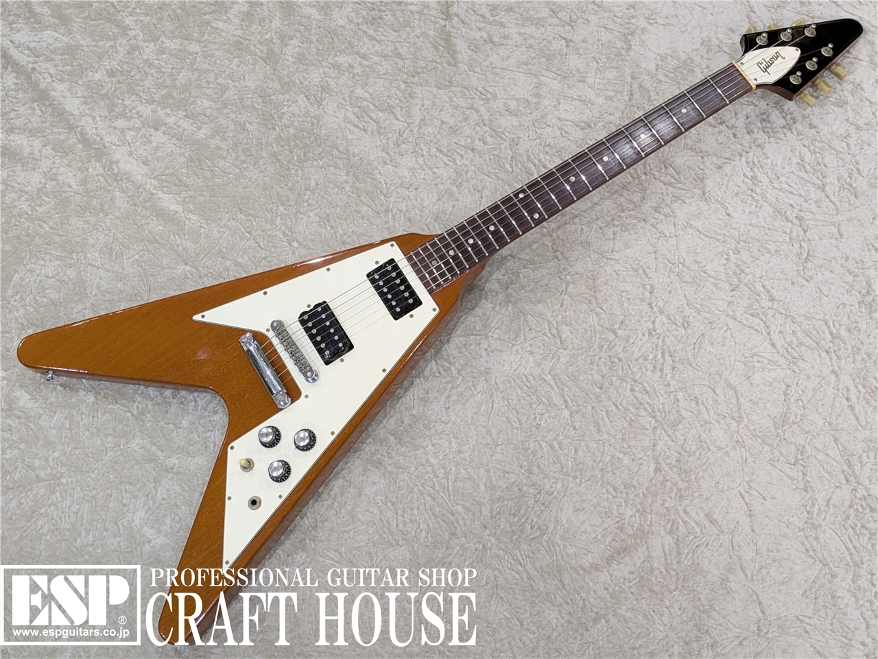 【USED・中古品】Gibson '67 Flying V Reissue / Antique Natural【即納可能】 渋谷店