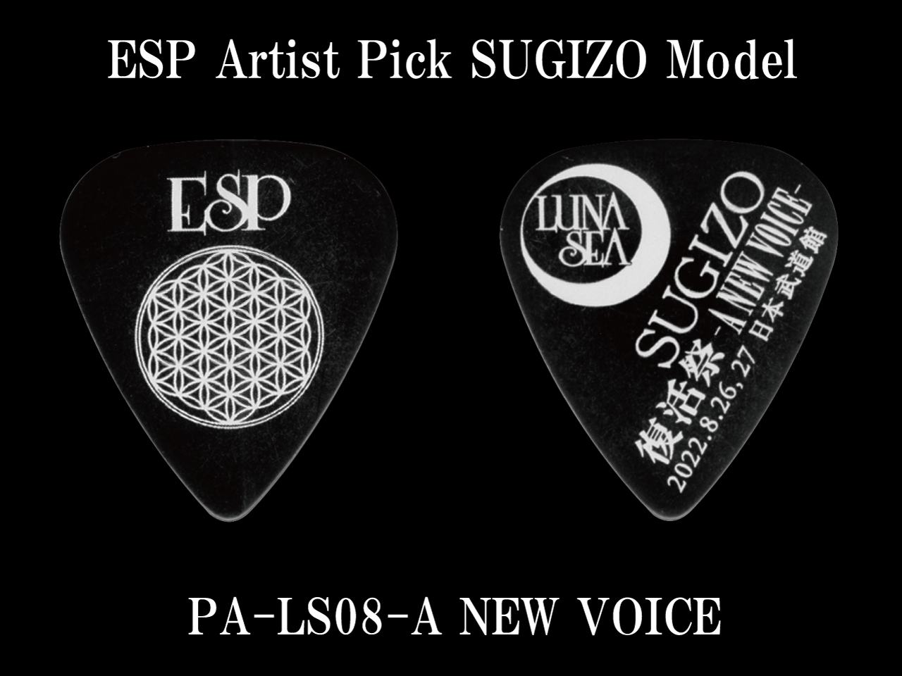 ESP(イーエスピー) Artist Pick Series PA-LS08-A NEW VOICE SUGIZOピック (LUNA SEA/SUGIZOモデル)