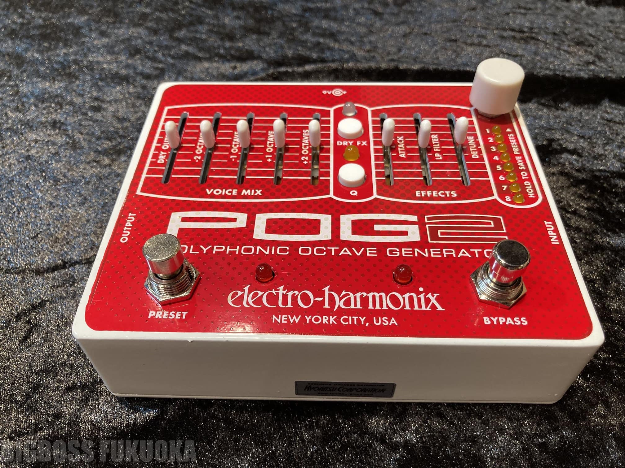 【即納可能】Electro-Harmonix (エレクトロハーモニックス) POG2 Polyphonic Octave Generator(オクターバー) 福岡店