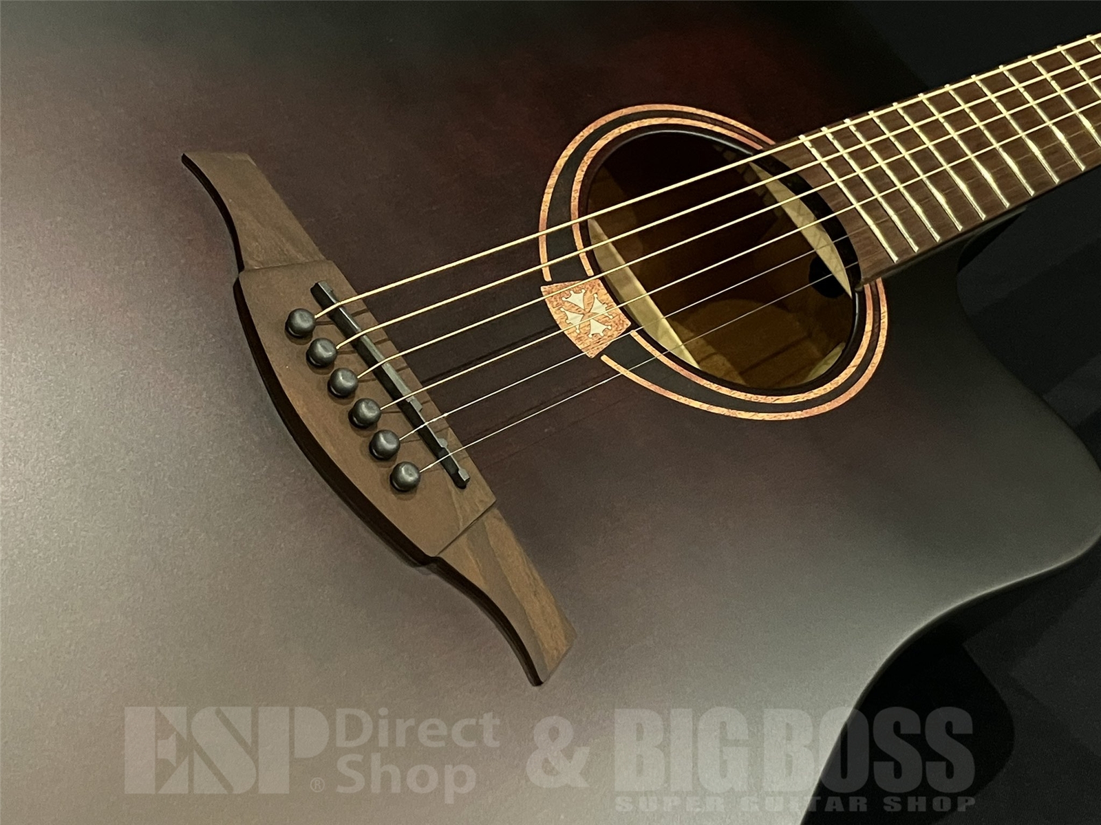 【即納可能】LAG Guitars(ラグギターズ) T70DCE / Black & Brown 京都店