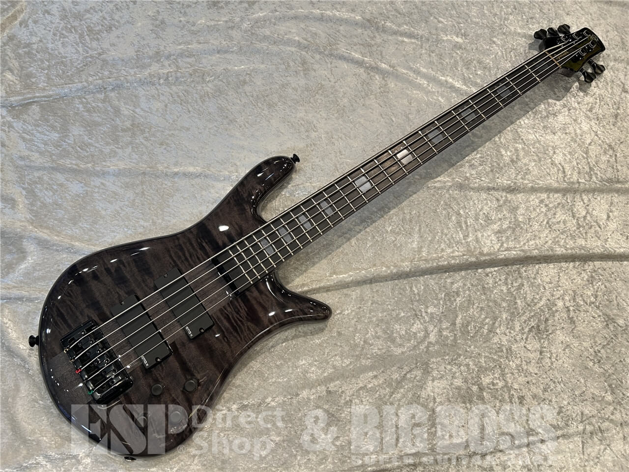 【即納可能/お客様委託品】Spector（スペクター）Euro LX Neck-Thru 5 String Premium Wood / Black Stain Gloss 仙台店
