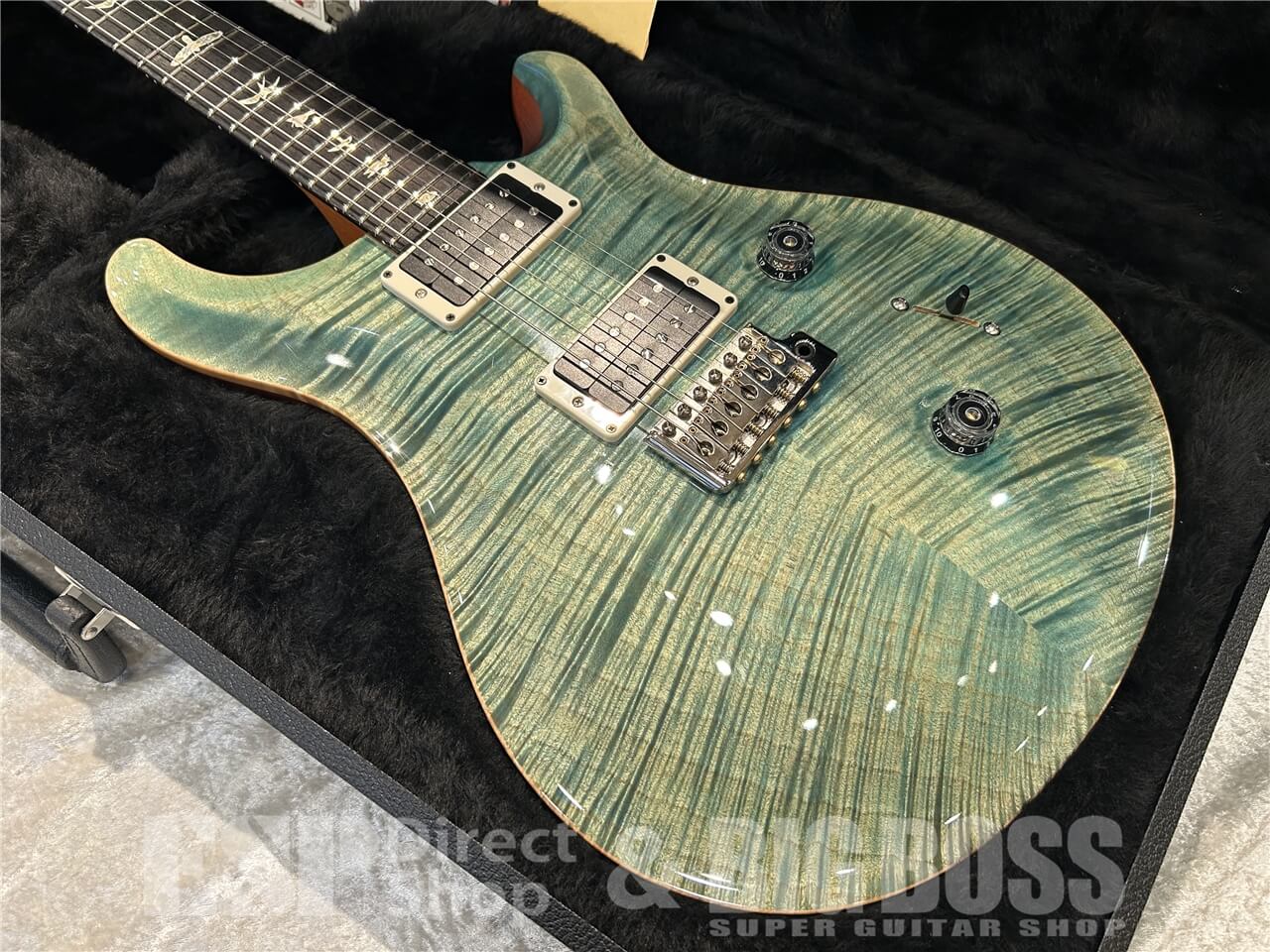 【即納可能/お客様委託品】PRS（ピーアールエス）Custom 24 10 Top Pattern Regular Neck / Aquabluex 仙台店 - 10