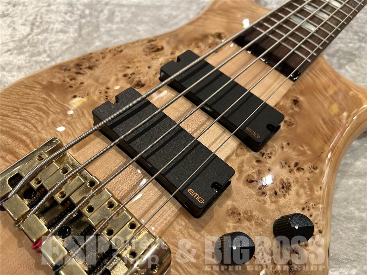 【即納可能/OUTLET】Spector(スペクター)Euro LX Neck-Thru 5 String Poplar Burl / Natural Gloss 仙台店 - 3