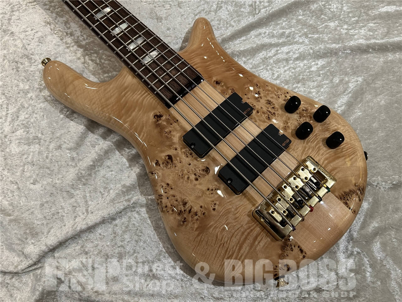 【即納可能/OUTLET】Spector(スペクター)Euro LX Neck-Thru 5 String Poplar Burl / Natural Gloss 仙台店 - 10