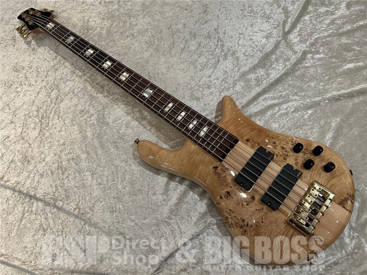 【即納可能/OUTLET】Spector(スペクター)Euro LX Neck-Thru 5 String Poplar Burl / Natural Gloss 仙台店 - 9
