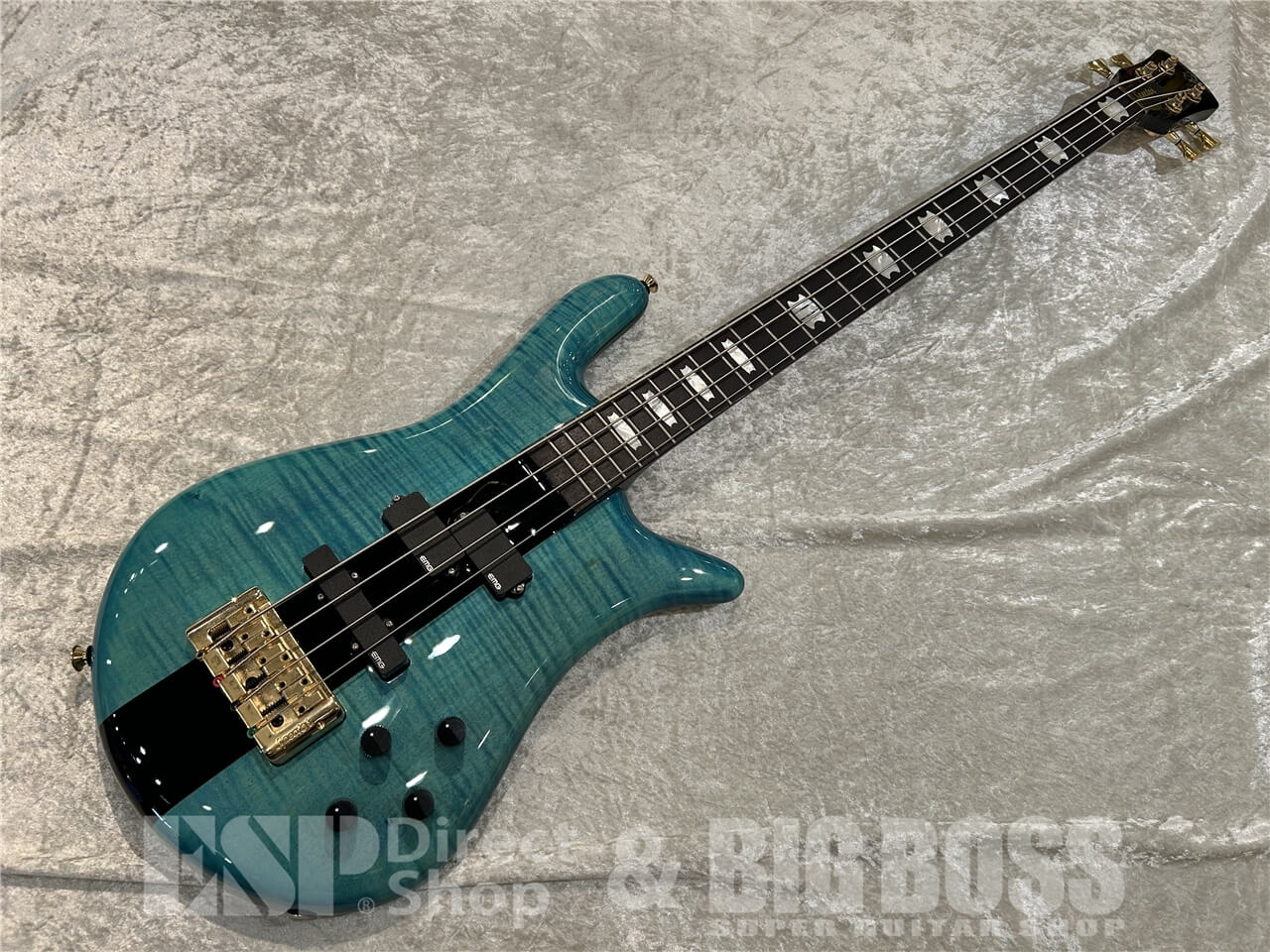 【即納可能/OUTLET】Spector(スペクター)Euro LX Neck-Thru 4 String Japan Exclusive / Peacock Blue Gloss 仙台店