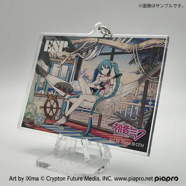 【マジカルミライ2026】ESP×初音ミク ウクレレイラスト アクリルキーホルダー