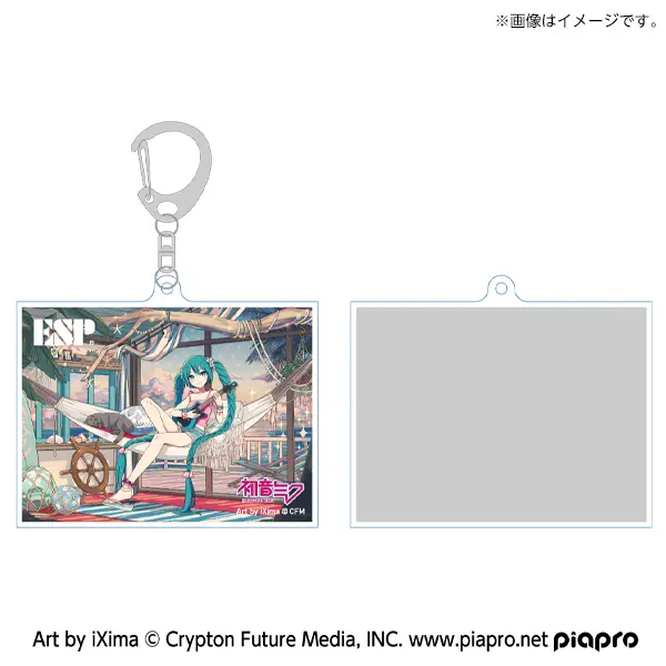 【マジカルミライ2026】ESP×初音ミク ウクレレイラスト アクリルキーホルダー - 2