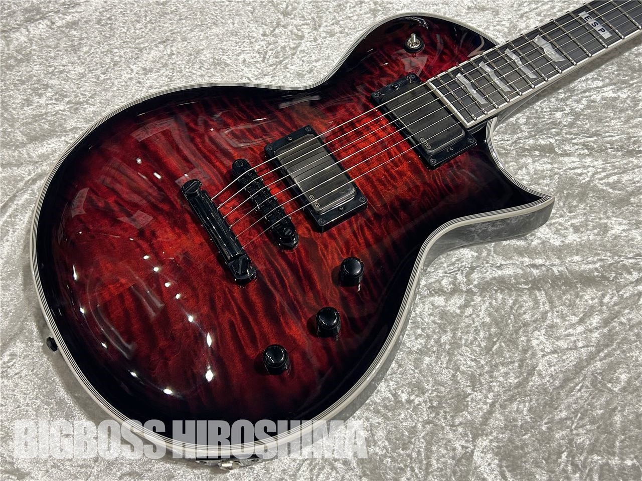 【即納可能】E-II EC QM / See Thru Black Cherry Sunburst 広島店