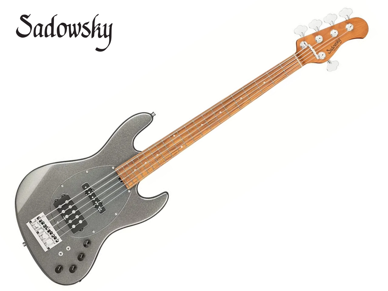 【お取寄せ商品】Sadowsky(サドウスキー) MetroExpress MX21 MJ5 Morado Fingerboard / Silver Metallic